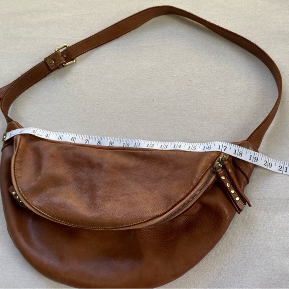 La Via Firenze Made In Italy Genuine Leather Slouchy Hobo Bag - Picture 12 of 15